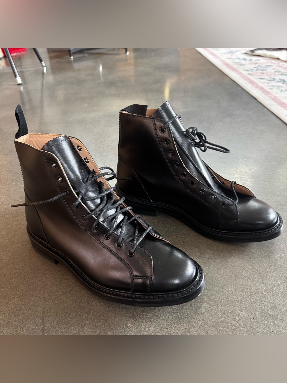 NIB Men’s Trickers Ethan Monkey Black boots
